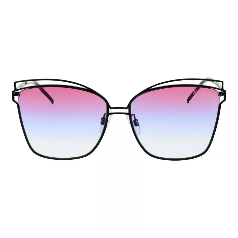 ANA HICKMANN Moteriški akiniai nuo saulės HI3049-6109B Havana Brown Acetate Square Frame Brown Gradient Lens 61/15/145 mm