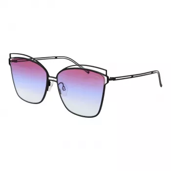 ANA HICKMANN Moteriški akiniai nuo saulės HI3049-6109B Havana Brown Acetate Square Frame Brown Gradient Lens 61/15/145 mm