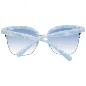ANA HICKMANN Moteriški Akiniai Nuo Saulės HI3051-53G21 - Havana Acetato Rėmelis, Gradientiniai Rudi Lęšiai, 53mm