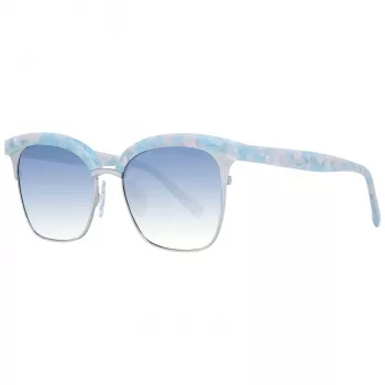 ANA HICKMANN Moteriški Akiniai Nuo Saulės HI3051-53G21 - Havana Acetato Rėmelis, Gradientiniai Rudi Lęšiai, 53mm