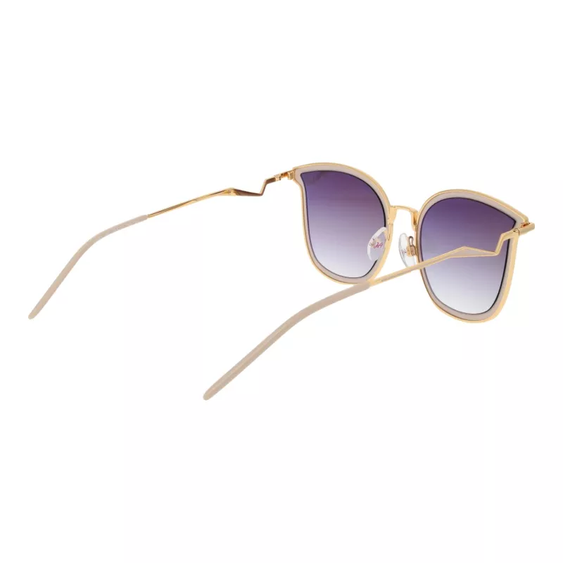 ANA HICKMANN Moteriški Akiniai Nuo Saulės HI3065-5504A Havana Acetate Rudas Gradientinis Lęšis 55/21/145 mm