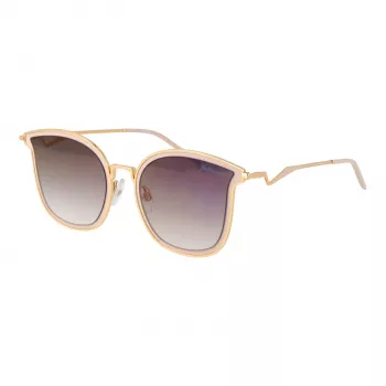 ANA HICKMANN Moteriški Akiniai Nuo Saulės HI3065-5504A Havana Acetate Rudas Gradientinis Lęšis 55/21/145 mm