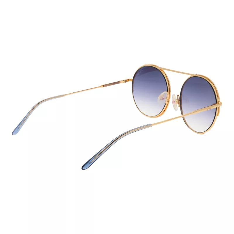 ANA HICKMANN Moteriški Akiniai Nuo Saulės HI3082-5406A Havana Rudi Acetatiniai Geometriniai Drugelio Formos 54mm