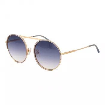 ANA HICKMANN Moteriški Akiniai Nuo Saulės HI3082-5406A Havana Rudi Acetatiniai Geometriniai Drugelio Formos 54mm