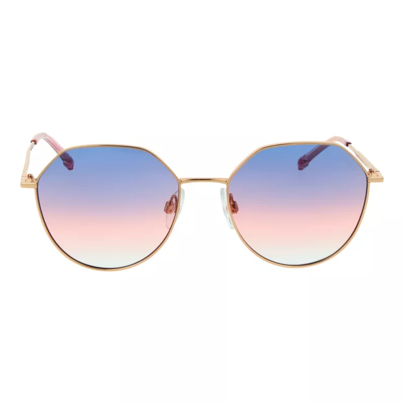 ANA HICKMANN Moteriški akiniai nuo saulės HIY3001-5205A Rudi Havana acetato rėmeliai, rudi gradientiniai lęšiai 52/17/135 mm