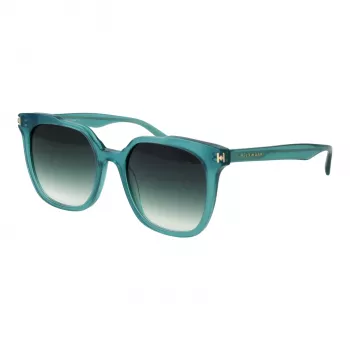 ANA HICKMANN Moteriški akiniai nuo saulės HIY9002-50T01 – geometrinis acetatinis rėmelis, pilki polikarbonatiniai lęšiai, UV400 apsauga, 50/18/135 mm