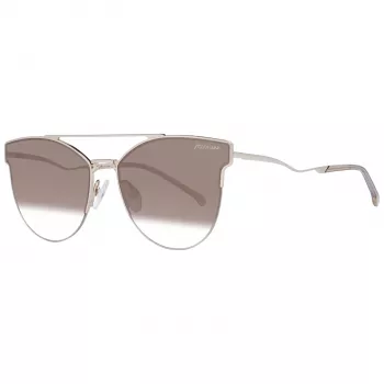 ANA HICKMANN Moteriški Saulės Akiniai HI3096E-6104B Drugelis/Katės Akis Ruda Havana Acetato Rėmelis Rudi Gradientiniai Lęšiai UV400 61/17/145 mm