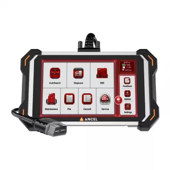 ANCEL DS600 BT profesionalus OBD2 diagnostikos skaitytuvas su 8 colių jutikliniu ekranu, 4GB RAM, 64GB atmintimi, 2 metų nemokami atnaujinimai