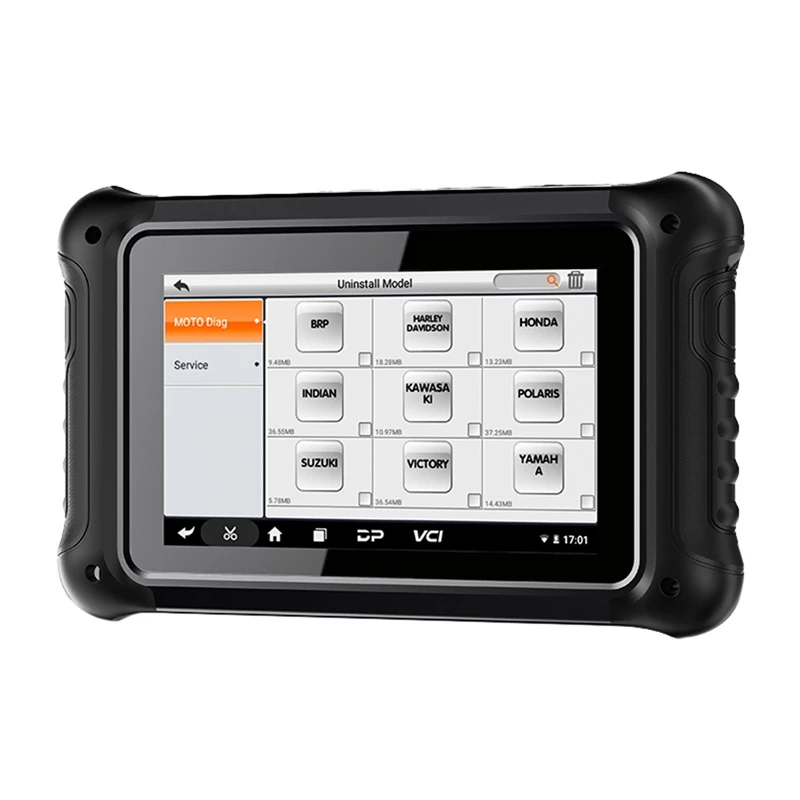 ANCEL MT700 Motociklo Diagnostikos Skeneris su 5 colių IPS jutikliniu ekranu, 2GB RAM, 32GB ROM, 5000mAh baterija, visam laikui nemokami atnaujinimai