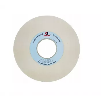 ANDRE plokščiasis šlifavimo diskas 250mm x 25mm x 76mm 99A60K7VE01-35 baltas, tipas 1