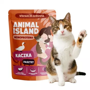 ANIMAL ISLAND Mono Duck šlapias kačių ėdalas 100 g