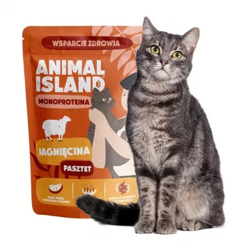 ANIMAL ISLAND Mono Lamb šlapias kačių ėdalas 100 g