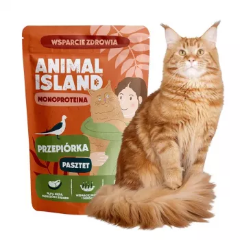 ANIMAL ISLAND Mono Quail šlapias kačių ėdalas 100g