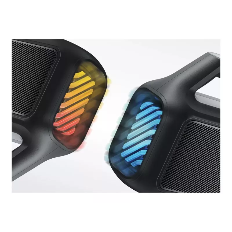 Anker Soundcore Boom 2 80W nešiojamas Bluetooth garsiakalbis, IPX7 atsparus vandeniui, juodas