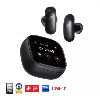 Anker Soundcore Liberty 5 Pro Max tikrai belaidės įdedamos ausinės, ANC, Bluetooth 6.1, juodos