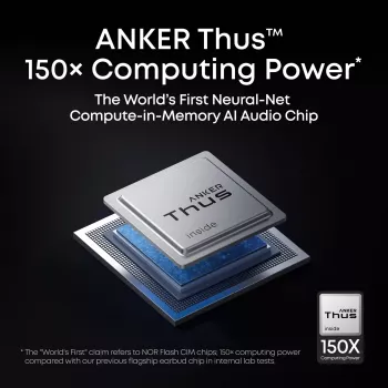 Anker Soundcore Liberty 5 Pro belaidės ausinės su adaptyviu triukšmo slopinimu, Hi-Res Audio, belaidžiu įkrovimu – Midnight Black