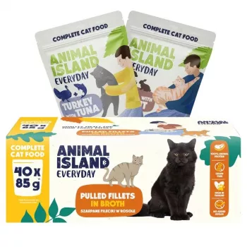 ANL ANIMAL ISLAND Everyday dėžutė skonių mišinys katei 40x85g