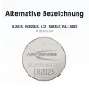 ANSMANN CR2025 ličio monetinė baterija, 3V, 160mAh, 1 vnt. lizdinėje pakuotėje