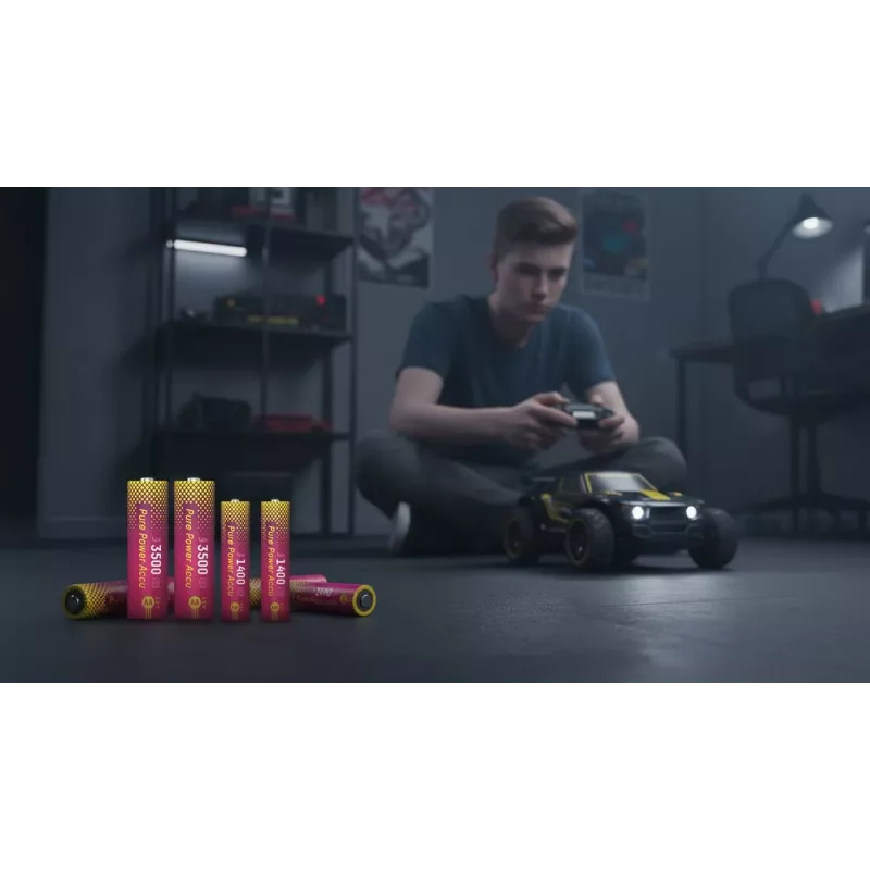 ANSMANN PurePower Set AA įkroviklis su 4x AA 3500 mAh Li-Ion baterijomis (1001-0183)