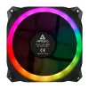 Antec Prizm 120 ARGB 120 mm korpuso ventiliatorius 5 vnt. komplektas su valdikliu - juoda