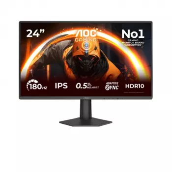 AOC 24G50F žaidimų monitorius, 60,5 cm (23,8 colio), Full HD IPS, 180 Hz, 4 ms, HDR, HDMI, DisplayPort, VESA