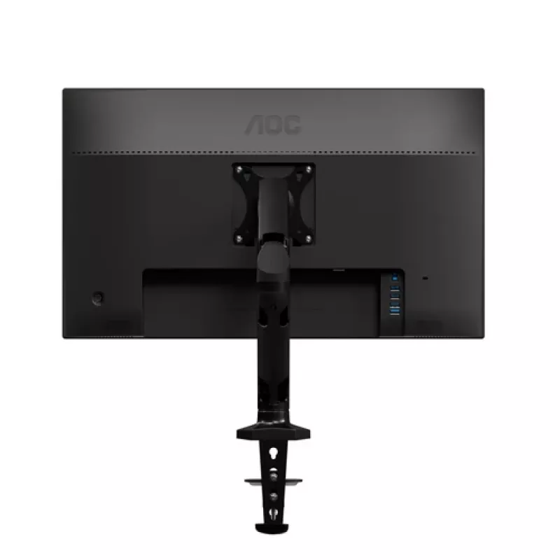 AOC AS110D0 Vieno Monitoriaus Rankena – Stalo Laikiklis – Aliuminis – Juoda – iki 27 colių LCD