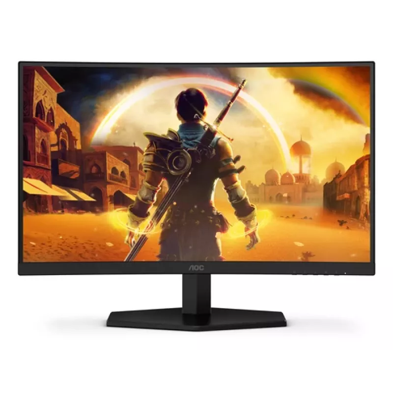 AOC C24G42FE 23.6 col. Full HD VA lenktas žaidimų monitorius – 180Hz, 4ms, HDR, FreeSync Premium, HDMI ir DisplayPort