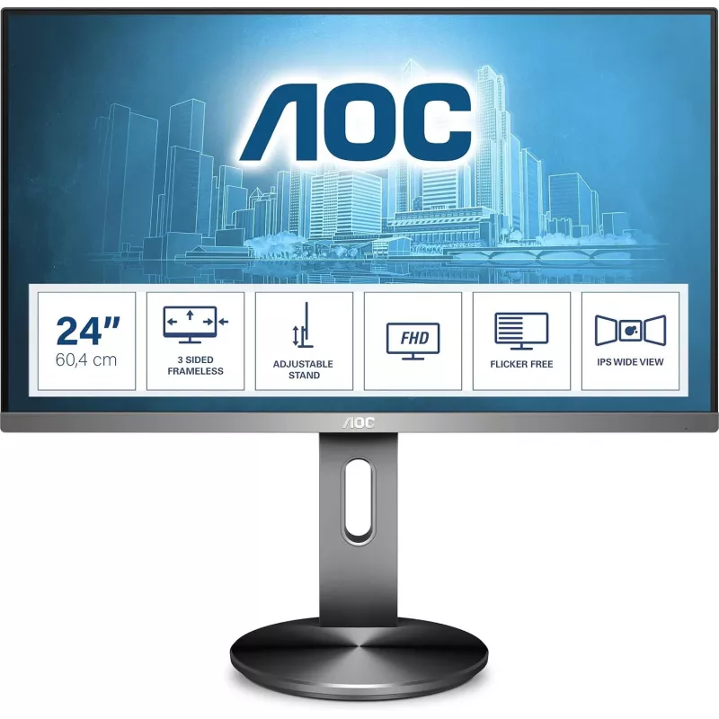 AOC I2490PXQU 24 inch IPS Monitorius (atnaujinta prekė)