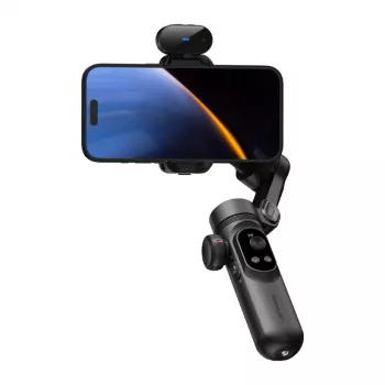 AOCHUAN Smart X Pro 3 ašių gimbalinis stabilizatorius su AI sekimu ir gestų valdymu išmaniajam telefonui, juodas