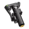 AOCHUAN Smart X3 AI sekimo gimbalinis stabilizatorius su LED šviesa ir selfie lazdele išmaniajam telefonui, juodas