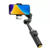 AOCHUAN Smart X3 AI sekimo gimbalinis stabilizatorius su LED šviesa ir selfie lazdele išmaniajam telefonui, juodas