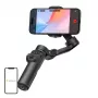 AOCHUAN X2 Standard išmaniojo telefono gimbalinis stabilizatorius su gestų sekimu ir selfie lazda, juodas