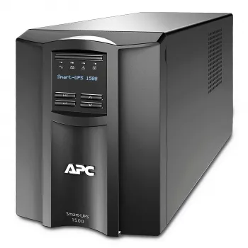 APC Smart-UPS SMT1500ICR linijinis-interaktyvus UPS, 750 VA/500 W, toras, 6x IEC C13, LCD, SmartConnect