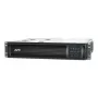 APC Smart-UPS SMT1500RMI2UCR 750 VA / 500 W linijinis interaktyvus UPS, montuojamas į stelažą 2U, 4x IEC C13, SmartConnect, SmartSlot, LCD