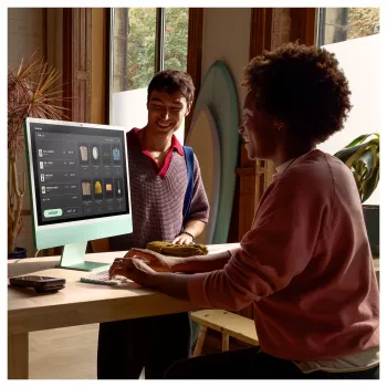 Apple iMac 24 colių 4.5K Retina M4 10 branduolių CPU/10 branduolių GPU 24GB RAM 2TB SSD sidabrinis