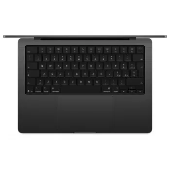 Apple MacBook Pro 14 M5 Space Black, 24GB RAM, 4TB SSD, vokiška klaviatūra, nano tekstūros stiklas, 70W USB-C maitinimas