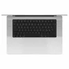 Apple MacBook Pro 16 inch M5 Max sidabrinis 64GB RAM 2TB SSD vokiška QWERTZ klaviatūra su nano-tekstūros stiklu