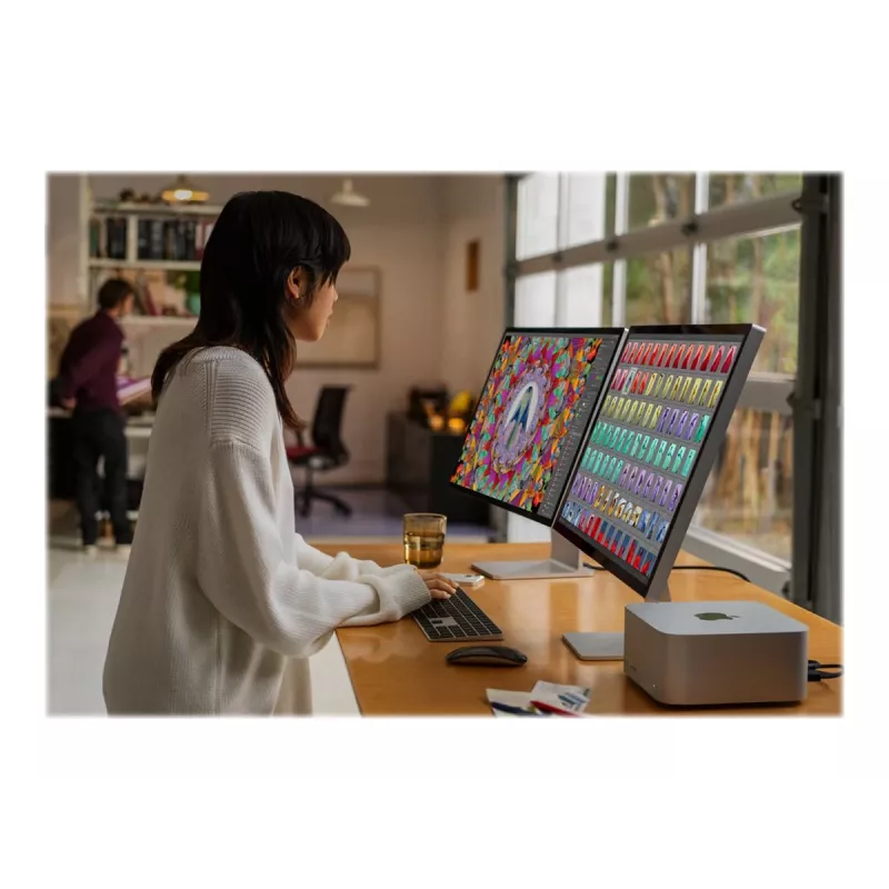 Apple Studio Display 27 colių 5K Retina monitorius, standartinis stiklas, sidabrinis, reguliuojamo pakreipimo stovas