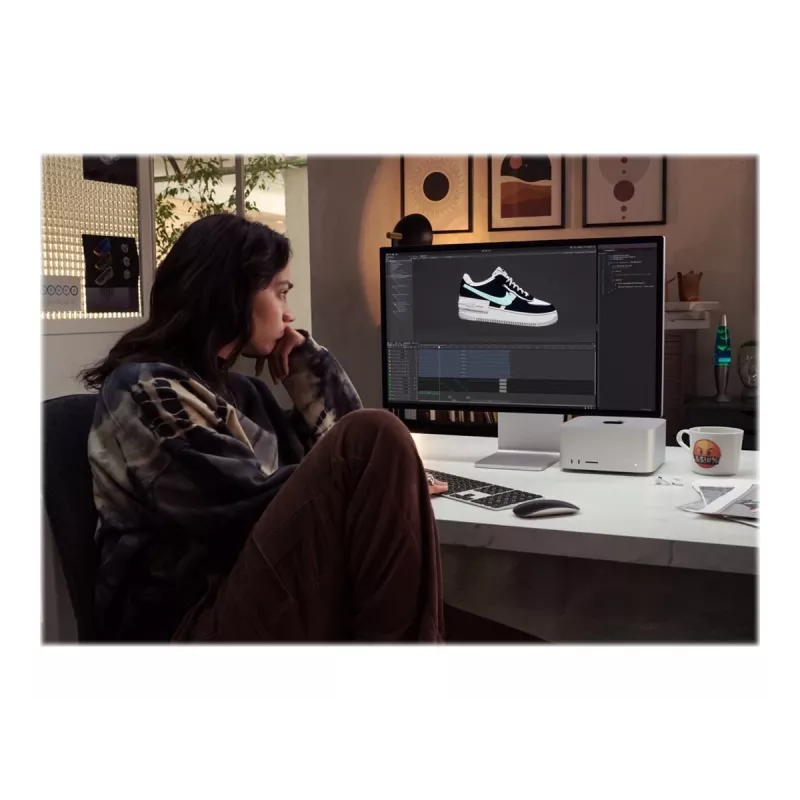 Apple Studio Display 27 colių 5K Retina monitorius, standartinis stiklas, sidabrinis, reguliuojamo pakreipimo stovas