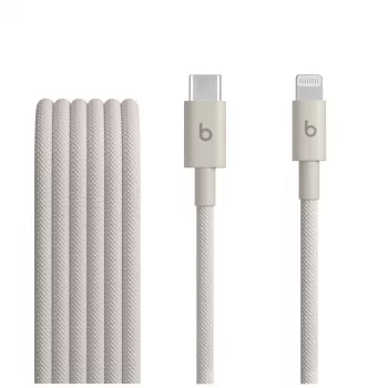 Apple USB-C į Lightning laidas (1 m) MDGL4ZM/A – baltas, pintas nailonas, MFi sertifikuotas