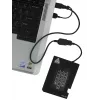 Išorinis kietasis diskas Apricorn Aegis Padlock Fortress A25-3PL256-500F, 500GB, USB 3.2 Gen 1, AES 256 bitų aparatinė šifracija, juodos spalvos | Kur.lt