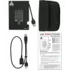 Išorinis kietasis diskas Apricorn Aegis Padlock Fortress A25-3PL256-500F, 500GB, USB 3.2 Gen 1, AES 256 bitų aparatinė šifracija, juodos spalvos | Kur.lt