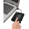 Išorinis kietasis diskas Apricorn Aegis Padlock Fortress A25-3PL256-500F, 500GB, USB 3.2 Gen 1, AES 256 bitų aparatinė šifracija, juodos spalvos | Kur.lt
