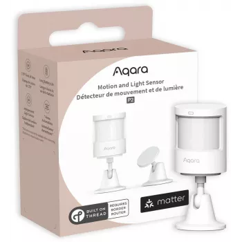 Aqara judesio ir šviesos jutiklis P2 – Thread, Bluetooth 5.0, baltas