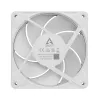 Arctic BioniX P12 A-RGB White 120mm PWM korpuso ventiliatorius, 450–3000 RPM, adresuojamas RGB, daisy chain