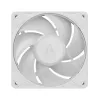 Arctic BioniX P12 A-RGB White 120mm PWM korpuso ventiliatorius, 450–3000 RPM, adresuojamas RGB, daisy chain
