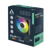 Arctic BioniX P14 A-RGB 140 mm PWM ventiliatorius, 3 vnt., juodas – adresuojamas RGB, 2500 RPM, 186 m³/h