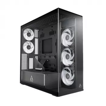 Arctic Xtender VG Black Clear Glass Vertical GPU Mount