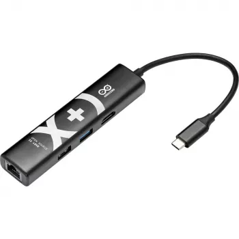 Arduino USB-C dokinimo stotis TPX00241 8-in-1 su HDMI, Ethernet, 65W PD, juoda