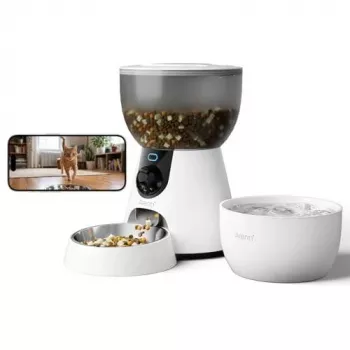 Arenti Petfeeder2 – išmanus ėdiklis su vandens fontanu ir 1080p kamera